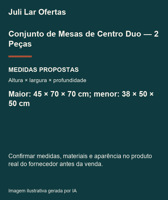 Cartão de medidas propostas — confirmar com fornecedor